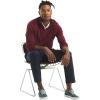 imageNautica Mens Navtech QuarterZip SweaterZinfandel