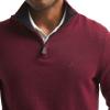 imageNautica Mens Navtech QuarterZip SweaterZinfandel