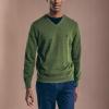 imageNautica Mens Navtech VNeck SweaterChive