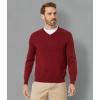 imageNautica Mens Navtech VNeck SweaterDeep Crimson