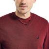 imageNautica Mens Navtech VNeck SweaterDeep Crimson