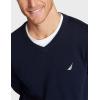 imageNautica Mens Navtech VNeck SweaterNavy
