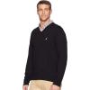 imageNautica Mens Navtech VNeck SweaterTrue Black