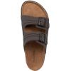 imageNautica Mens Sandals  Casual Slides with 2 Adjustable Buckle Straps and Cork Footbed for Ultimate Comfort and Style RegularWide Width Big SizeChocolate