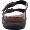 imageNautica Mens Sandals  Casual Slides with 2 Adjustable Buckle Straps and Cork Footbed for Ultimate Comfort and Style RegularWide Width Big SizeNavy Charcoal