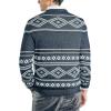 imageNautica Mens Sustainably Crafted Fair Isle Crewneck SweaterNavy Seas