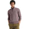 imageNautica Mens Navtech QuarterZip SweaterMarled Zinfandel