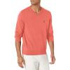 imageNautica Mens Navtech VNeck SweaterCruise Heather