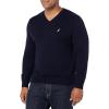 imageNautica Mens Navtech VNeck SweaterNavy