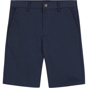 imageNautica Boys School Uniform Flat Front Twill ShortNavy Knit