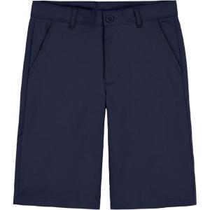 imageNautica Boys School Uniform Flat Front Twill ShortNavy Stretch