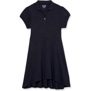 imageNautica Girls School Uniform Short Sleeve Polo DressNavyHighlow