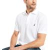 imageNautica Mens Classic Fit Deck PoloBright White