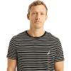 imageNautica Mens JClass TShirtStriped Black  White