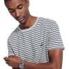 imageNautica Mens JClass TShirtStriped Grey  Black