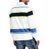 imageNautica Mens LongSleeve Rugby Polo ShirtSail White