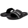 imageNautica Mens Open Toe Slide Sandals  Comfortable Indoor ampamp Outdoor Shower SlippersBlack Farrington