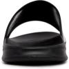 imageNautica Mens Open Toe Slide Sandals  Comfortable Indoor ampamp Outdoor Shower SlippersBlack Grey Fitz