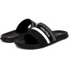 imageNautica Mens Open Toe Slide Sandals  Comfortable Indoor ampamp Outdoor Shower SlippersBlack Grey Fitz