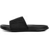 imageNautica Mens Open Toe Slide Sandals  Comfortable Indoor ampamp Outdoor Shower SlippersBlackbower Mono