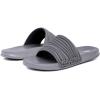 imageNautica Mens Open Toe Slide Sandals  Comfortable Indoor ampamp Outdoor Shower SlippersCharcoal Loch