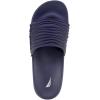 imageNautica Mens Open Toe Slide Sandals  Comfortable Indoor ampamp Outdoor Shower SlippersNavy Loch