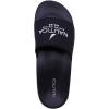 imageNautica Mens Open Toe Slide Sandals  Comfortable Indoor ampamp Outdoor Shower SlippersPorterblackWhite