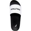 imageNautica Mens Open Toe Slide Sandals  Comfortable Indoor ampamp Outdoor Shower SlippersWhitemauro