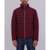 imageNautica Mens Reversible Quilted Puffer Jacket Midweight Mechanical Stretch Winter CoatBurgandy
