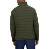 imageNautica Mens Reversible Quilted Puffer Jacket Midweight Mechanical Stretch Winter CoatDkforest