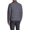 imageNautica Mens Reversible Quilted Puffer Jacket Midweight Mechanical Stretch Winter CoatHeather Grey
