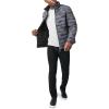 imageNautica Mens Reversible Quilted Puffer Jacket Midweight Mechanical Stretch Winter CoatInk