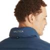 imageNautica Mens Reversible Quilted Puffer Jacket Midweight Mechanical Stretch Winter CoatLapis Blue