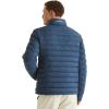 imageNautica Mens Reversible Quilted Puffer Jacket Midweight Mechanical Stretch Winter CoatLapis Blue