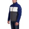 imageNautica Mens Reversible Quilted Puffer Jacket Midweight Mechanical Stretch Winter CoatNight Blue
