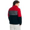 imageNautica Mens Reversible Quilted Puffer Jacket Midweight Mechanical Stretch Winter CoatRed  Black X Grey