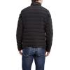 imageNautica Mens Reversible Quilted Puffer Jacket Midweight Mechanical Stretch Winter CoatVintage Black