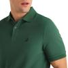 imageNautica Mens Sustainably Crafted Classic Fit Deck PoloHunter Green