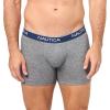 imageNautica mens 4 Pack Heather Stretch Boxer Briefs2blackCharcoalHeather Grey
