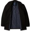 imageNautica mens Peacoat Wool Blend Double Breasted Winter CoatCaviar Blk