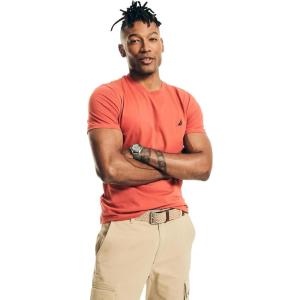 imageNautica Mens JClass TShirtCayenne