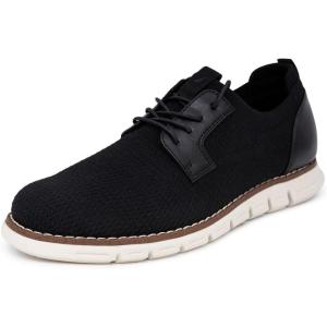 imageNautica Mens Knit Dress Oxford Dress Sneakers Breathable Stylish Lightweight ampamp Comfortable  Ideal for Business or WalkingBlackmeer