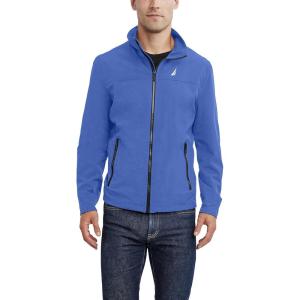 imageNautica Mens Lightweight Windbreaker Stretch Athletic Outdoor Full Zip Bomber Golf JacketArctic Blue