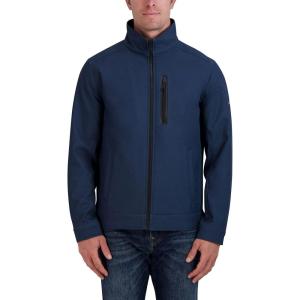 imageNautica Mens Lightweight Windbreaker Stretch Athletic Outdoor Full Zip Bomber Golf JacketHeather Blue