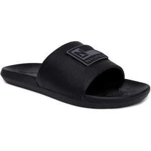 imageNautica Mens Open Toe Slide Sandals  Comfortable Indoor ampamp Outdoor Shower SlippersBlack Charcoalhyia