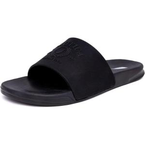imageNautica Mens Open Toe Slide Sandals  Comfortable Indoor ampamp Outdoor Shower SlippersBlack Mono Porter
