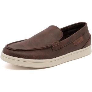 imageNautica Mens SlipOn Loafers Casual Moc Toe Sneakers Boat Shoes Slipper for Men  Lightweight ampamp Comfortable  DerwinChocolate