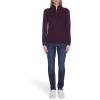 imageNautica Womens 14 Zip Mockneck Cable SweaterAubergine
