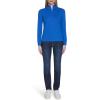 imageNautica Womens 14 Zip Mockneck Cable SweaterCerulean