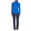 imageNautica Womens 14 Zip Mockneck Cable SweaterCerulean